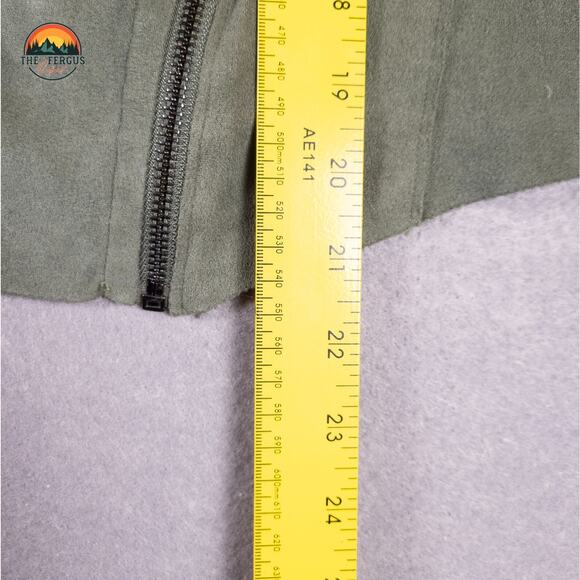 Moto Jacket Sage Green Faux Suede Asymmetrical Full-Zip BLANKNYC Women's Size XS - Picture 6 of 9